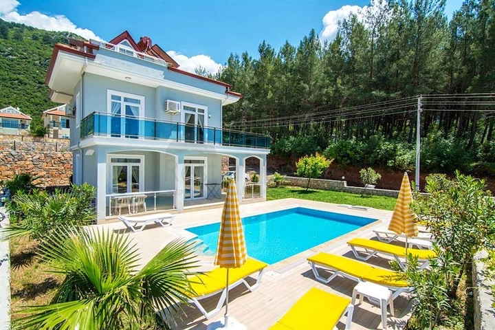 فيلا مفروشة مع بركة سباحة خاصة في فتحية