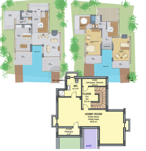فلل ضمن مشروع فاخر في مدينة كيمير