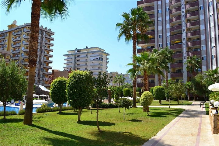 شقة بغرفتي نوم ضمن مجمع حديث في منطقة محمودلار – ألانيا