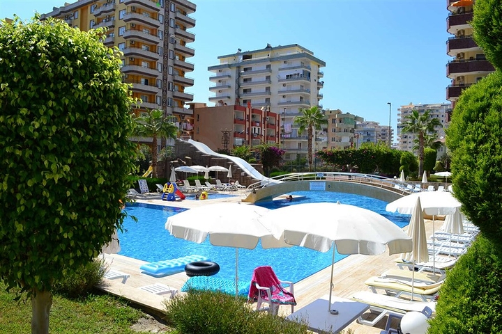 شقة بغرفتي نوم ضمن مجمع حديث في منطقة محمودلار – ألانيا