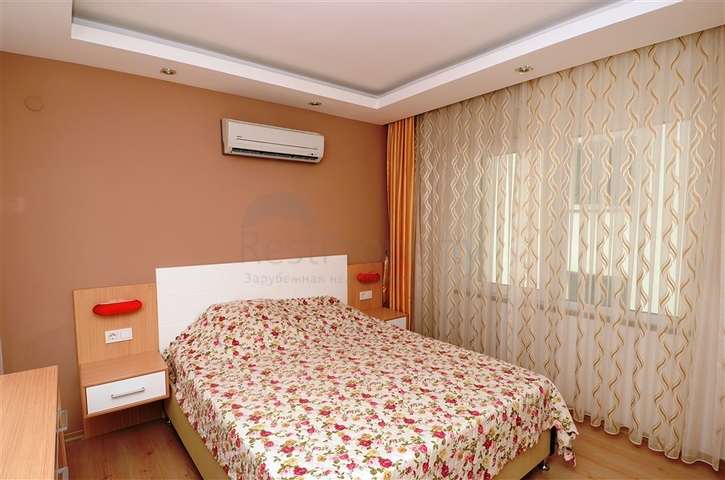 شقة مفروشة بإطلالة مباشرة على البحر في منطقة كاستل – ألانيا