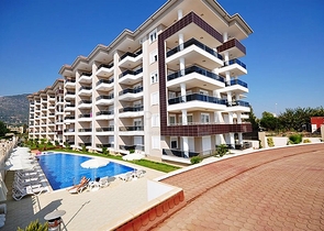 شقة مفروشة بإطلالة مباشرة على البحر في منطقة كاستل – ألانيا