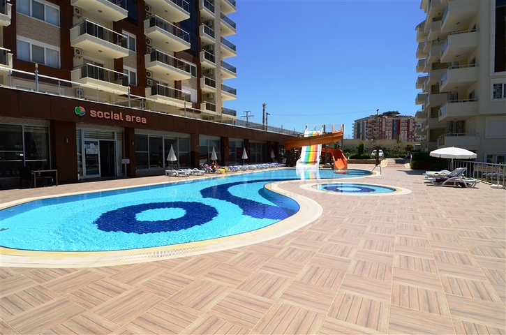 شقة ضمن مجمع مع بنية تحتية فاخرة في منطقة أفسلار – ألانيا