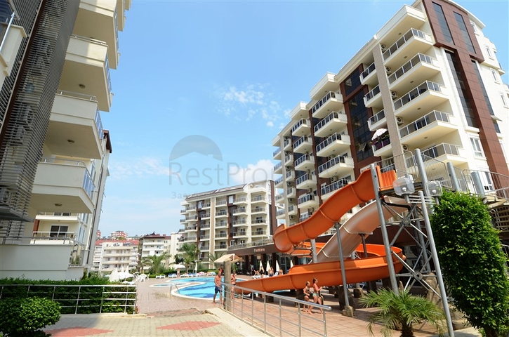 شقة ضمن مجمع مع بنية تحتية فاخرة في منطقة أفسلار – ألانيا