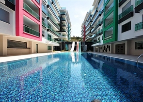 شقة فاخرة وبإطلالة بحرية مباشرة على البحر في منطقة كارجي جاك – ألانيا