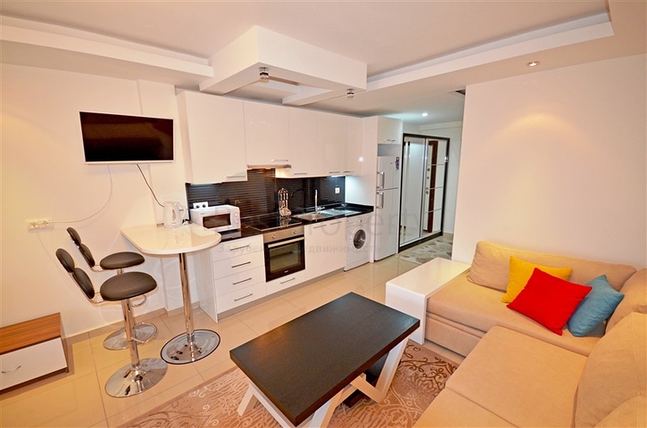 إستديو بتصميم مميز ضمن مجمع فاخر في منطقة جيكجيلي – ألانيا