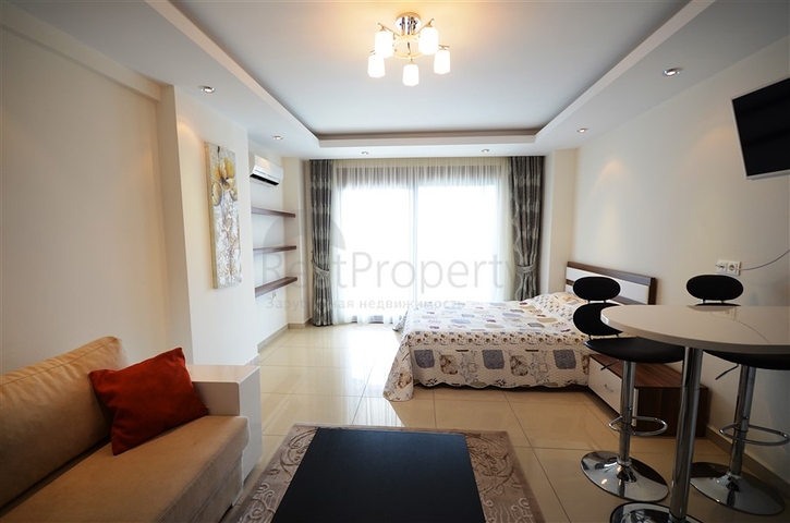 إستديو بتصميم مميز ضمن مجمع فاخر في منطقة جيكجيلي – ألانيا