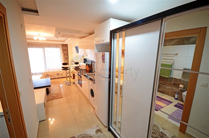 إستديو بتصميم مميز ضمن مجمع فاخر في منطقة جيكجيلي – ألانيا