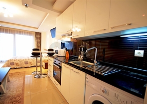 إستديو بتصميم مميز ضمن مجمع فاخر في منطقة جيكجيلي – ألانيا