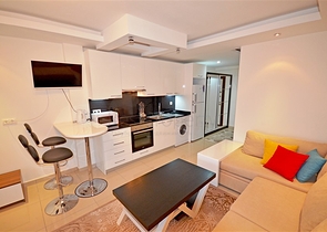 إستديو بتصميم مميز ضمن مجمع فاخر في منطقة جيكجيلي – ألانيا