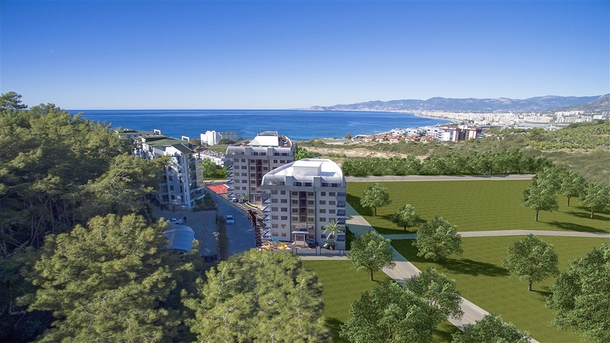 شقة بتخطيط 2+1 ضمن مجمع حديث في منطقة كارجي جاك – ألانيا