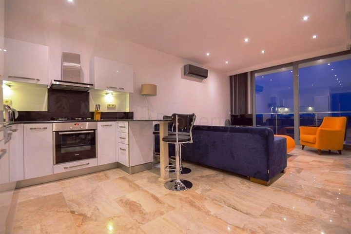 دوبلكس فاخرة ومفروشة مع مناظر ساحرة للبحر في كالكان – كاس