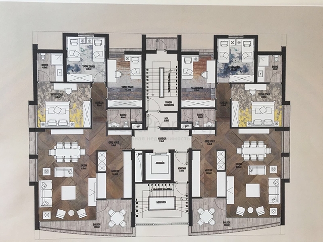 مشروع على الخط الأول من البحر في منطقة كونيالتي -أنطاليا