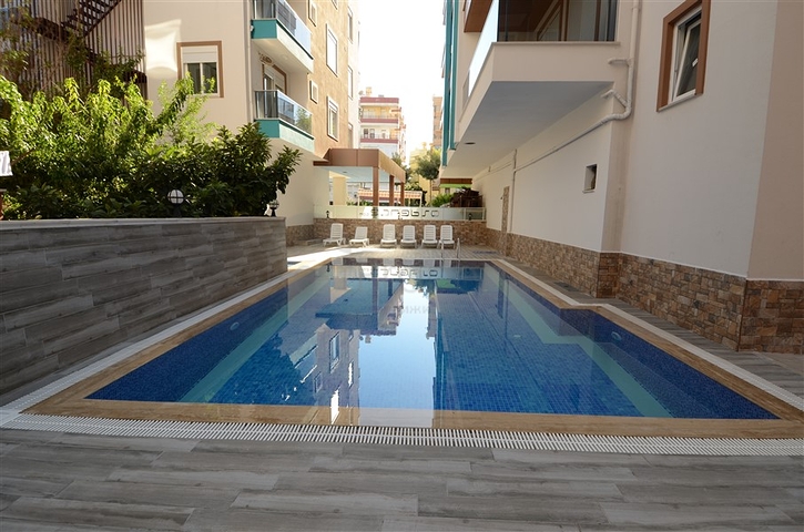 شقة بغرفة نوم على بعد 150 متر عن شاطئ كليوباترا في مركز ألانيا