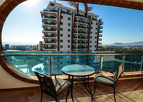 شقة مؤثثة جزئياً ضمن مجمع فاخر في منطقة محمودلار – ألانيا