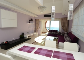 شقة مؤثثة جزئياً ضمن مجمع فاخر في منطقة محمودلار – ألانيا