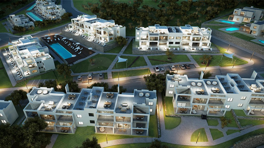 مشروع إستثماري قيد الإنشاء في منطقة إيسين تبه - شمال قبرص