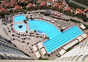 شقق وفلل ضمن مجمع غولد سيتي / الانيا 