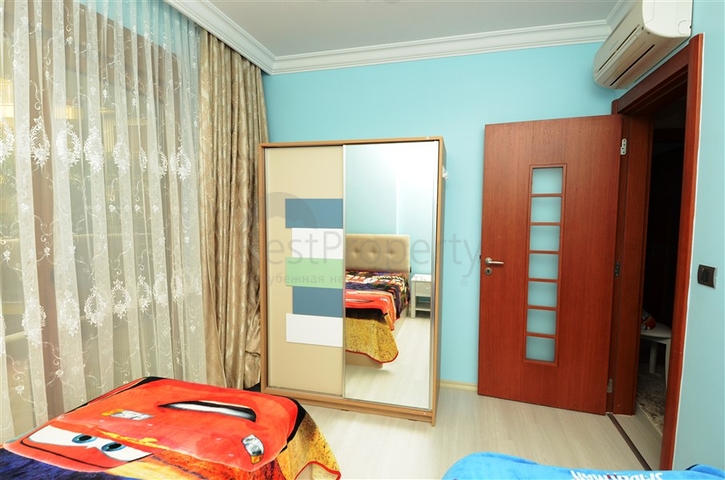 شقة مؤثثة على الخط الأول من البحر في مركز ألانيا