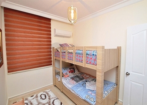 شقة عائلية واسعة مؤثثة في منطقة محمودلار – ألانيا