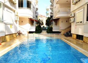 شقة دوبلكس واسعة في مركز منطقة أوبا – ألانيا