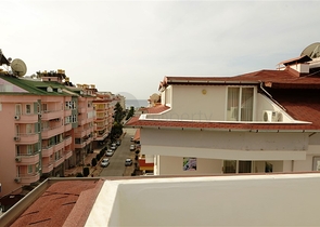 شقة دوبلكس واسعة في مركز منطقة أوبا – ألانيا