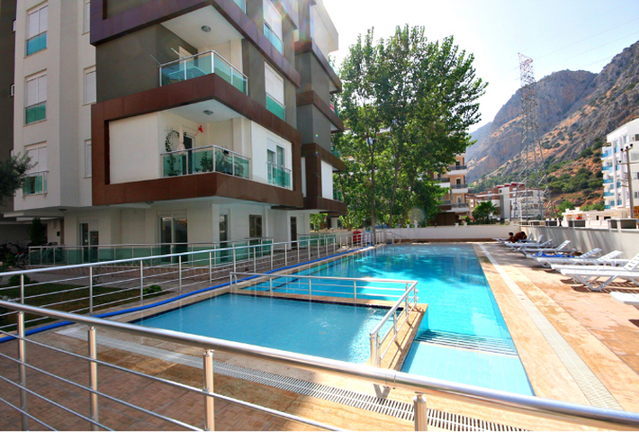 شقة بتخطيط 1+1 في منطقة هورما كونيالتي – أنطاليا