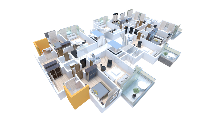 مشروع إستثماري حديث على الخط الاول في منطقة محمودلار - ألانيا