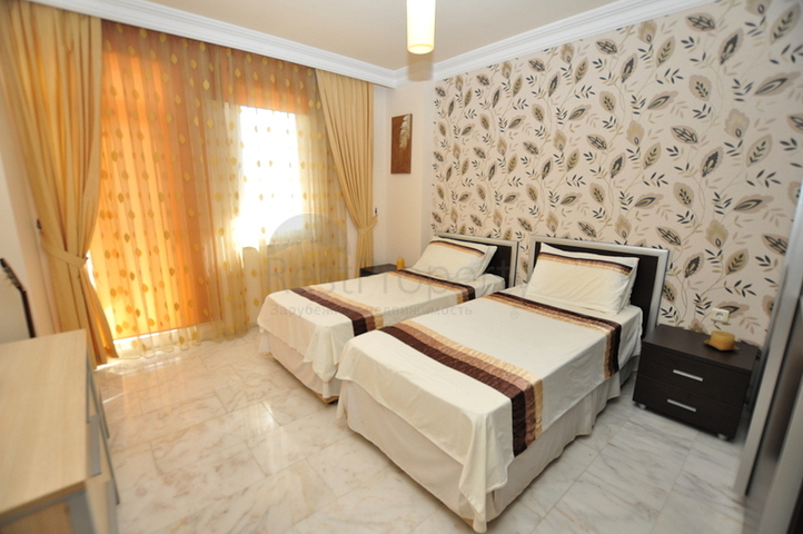 شقة مؤثثة بتصميم مميز في منطقة محمودلار – ألانيا