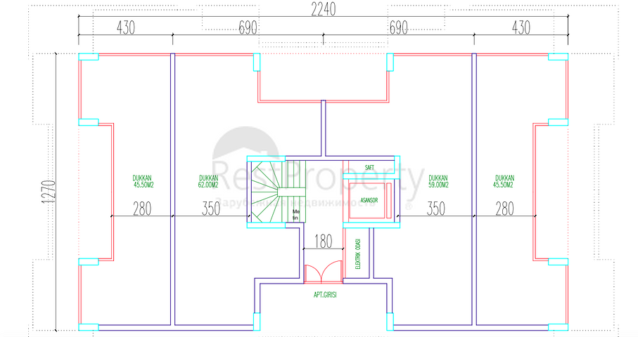 مشروع إستثماري قيد الإنشاء بالأقساط في منطقة هورما – أنطاليا