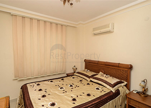 دوبلكس مؤثثة بإطلالة بحرية في منطقة محمودلار – ألانيا