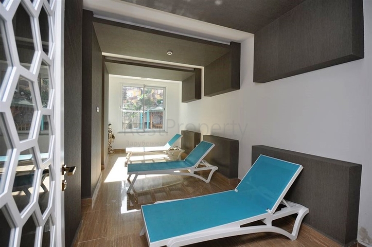 شقة بتخطيط 1+1 ضمن مجمع مميز في منطقة محمودلار – ألانيا