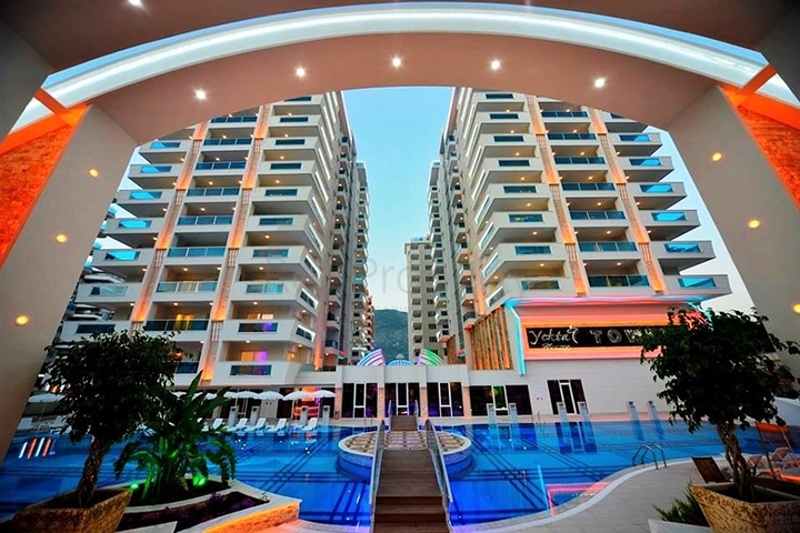 شقة مؤثثة ضمن مجمع فاخر في منطقة محمودلار – ألانيا