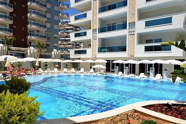 شقة مؤثثة ضمن مجمع فاخر في منطقة محمودلار – ألانيا