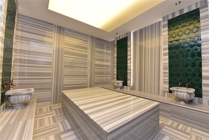 مشروع قيد الإنشاء على الخط الاول من البحر في منطقة أوبا – ألانيا