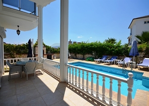 فيلا مؤثثة مع بركة سباحة خاصة في فتحية