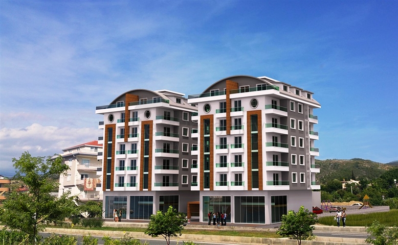 مجمع سكني قيد الإنشاء في منطقة ديمرتاش – ألانيا