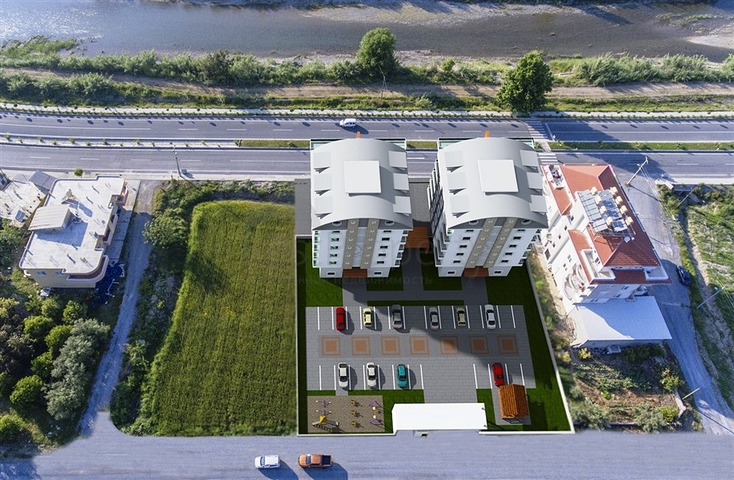 مجمع سكني قيد الإنشاء في منطقة ديمرتاش – ألانيا