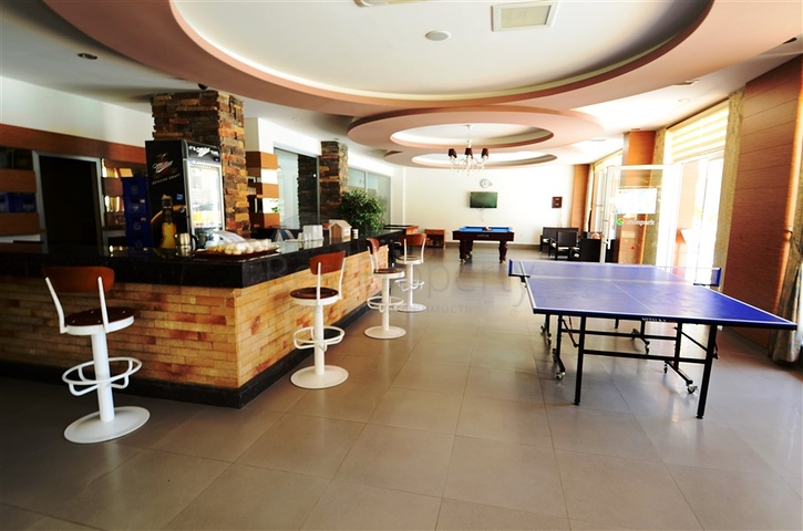 شقة مؤثثة مع تراس واسع في منطقة أفسلار من ألانيا