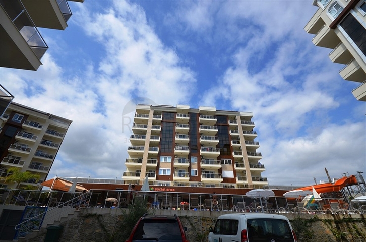 شقة مؤثثة مع تراس واسع في منطقة أفسلار من ألانيا