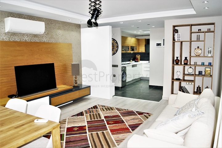 شقة مؤثثة بتصميم مميز في منطقة كونيالتي من أنطاليا