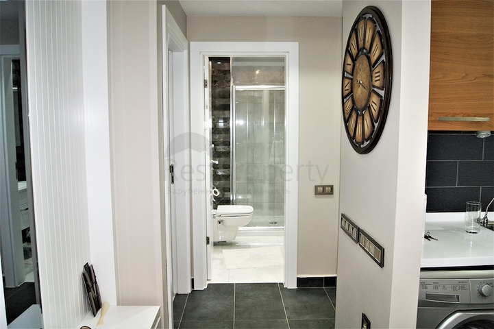 شقة مؤثثة بتصميم مميز في منطقة كونيالتي من أنطاليا