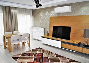 شقة مؤثثة بتصميم مميز في منطقة كونيالتي من أنطاليا