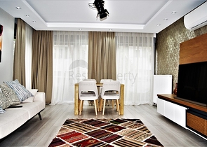 شقة مؤثثة بتصميم مميز في منطقة كونيالتي من أنطاليا