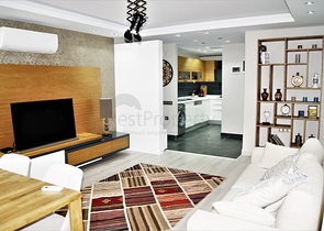 شقة مؤثثة بتصميم مميز في منطقة كونيالتي من أنطاليا