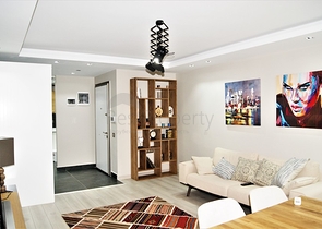 شقة مؤثثة بتصميم مميز في منطقة كونيالتي من أنطاليا