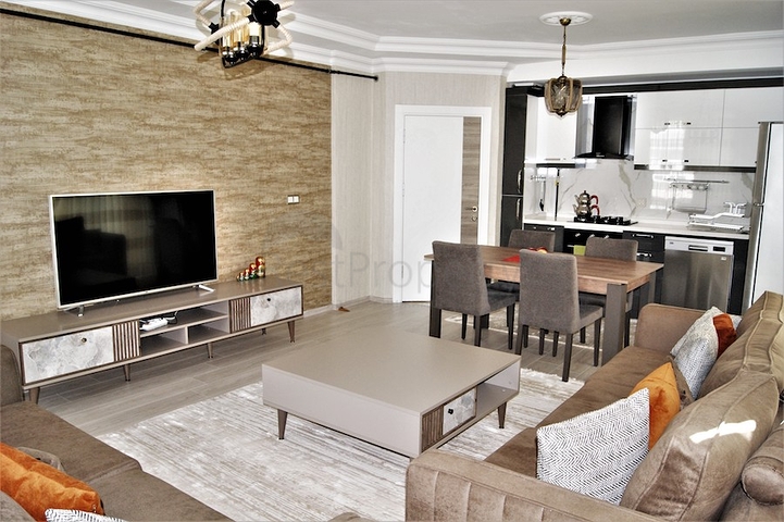 شقة مؤثثة ضمن مجمع سكني في منطقة ليمان كونيالتي من مدينة أنطاليا