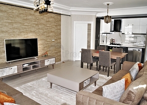 شقة مؤثثة ضمن مجمع سكني في منطقة ليمان كونيالتي من مدينة أنطاليا