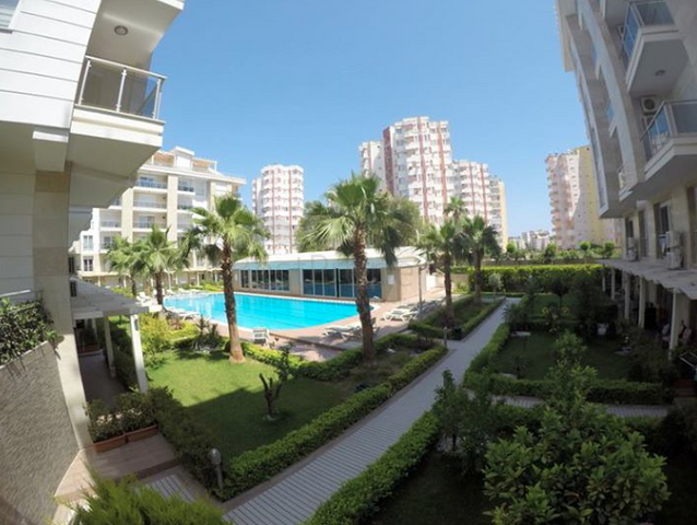 شقة مؤثثة في منطقة كونيالتي من مدينة أنطاليا