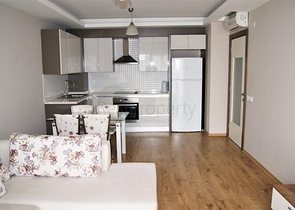 شقة مؤثثة في منطقة كونيالتي من مدينة أنطاليا